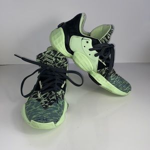 Adidas Harden Vol. 4 Glow Green, Sz 8.5 Mens.  Good pre-owned condition